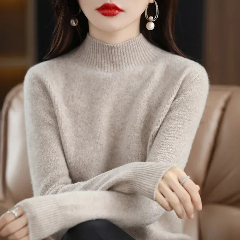 Basic Half-High Collar Sweater