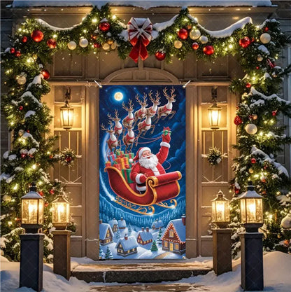 Christmas Santa Door Banner