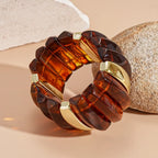 Acrylic Elastic Geometric Bracelet