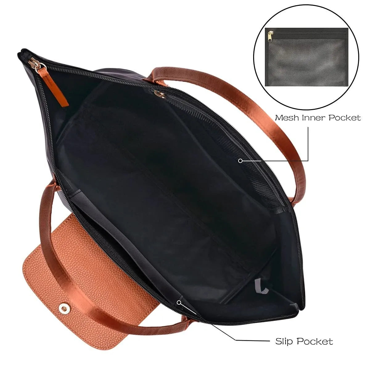 Foldable Nylon Shoulder Bag