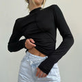 Broadcloth Solid Crew Neck True-To-Size Fit T-Shirt