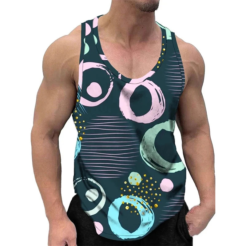 Retro Streetwear Graphic Tank Top