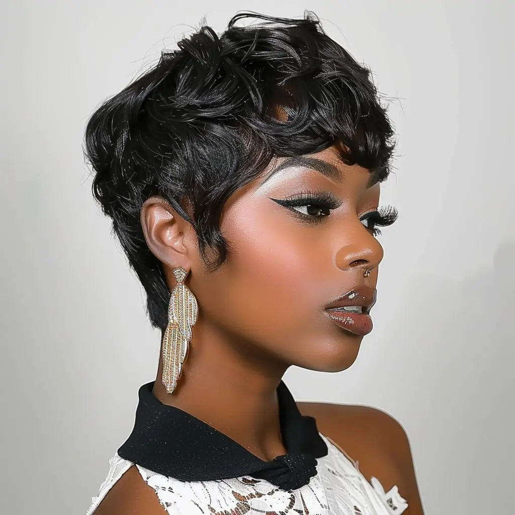 Short Curly Elf Wig