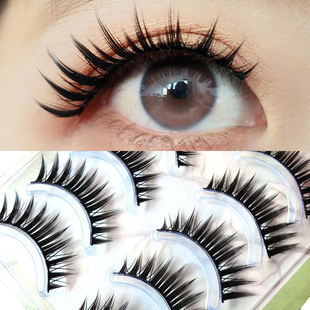 Cross Strip Eyelashes Set