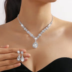Elegant Rhinestone Jewelry Set