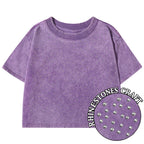 Knit Solid Crew Neck True-To-Size Fit Crop Top