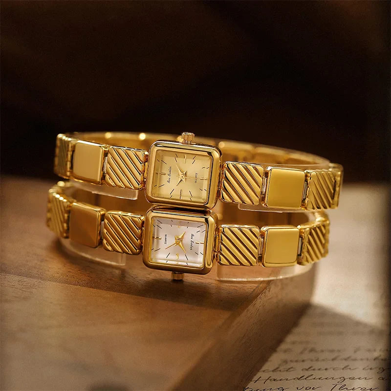 Luxury Rectangle Dial Women’s Watch
