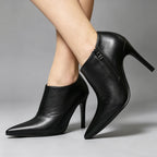 Zip-Up Pointed-Toe Pumps