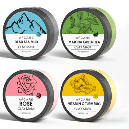 4-in-1 Clay Facial Mask Set