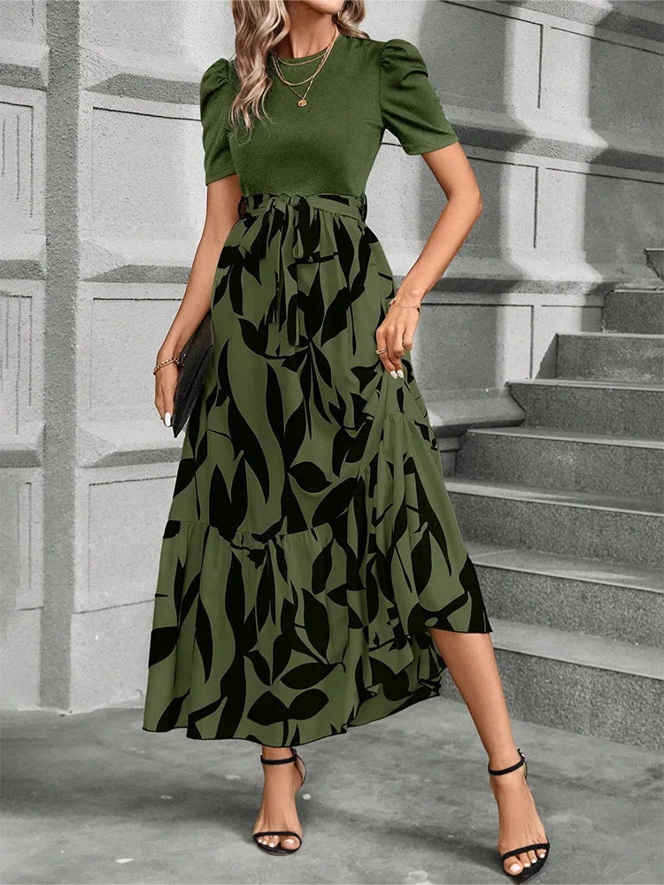 Elegant Floral Maxi Dress