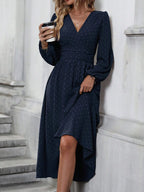 Women's Wool Pleated Dress