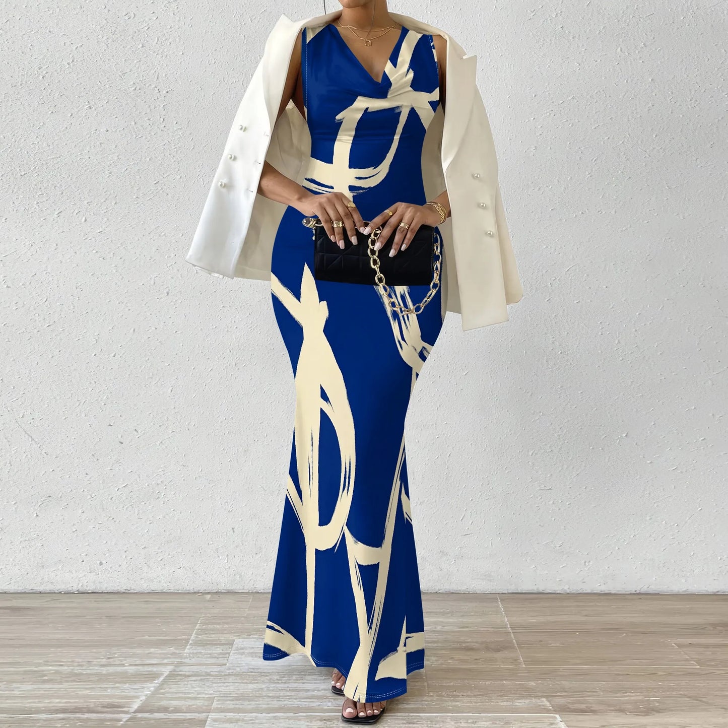 Summer Mermaid Maxi Dress