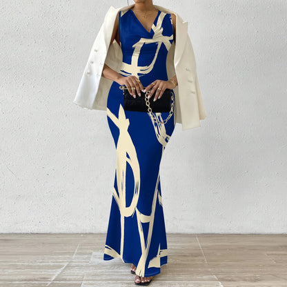 Summer Mermaid Maxi Dress