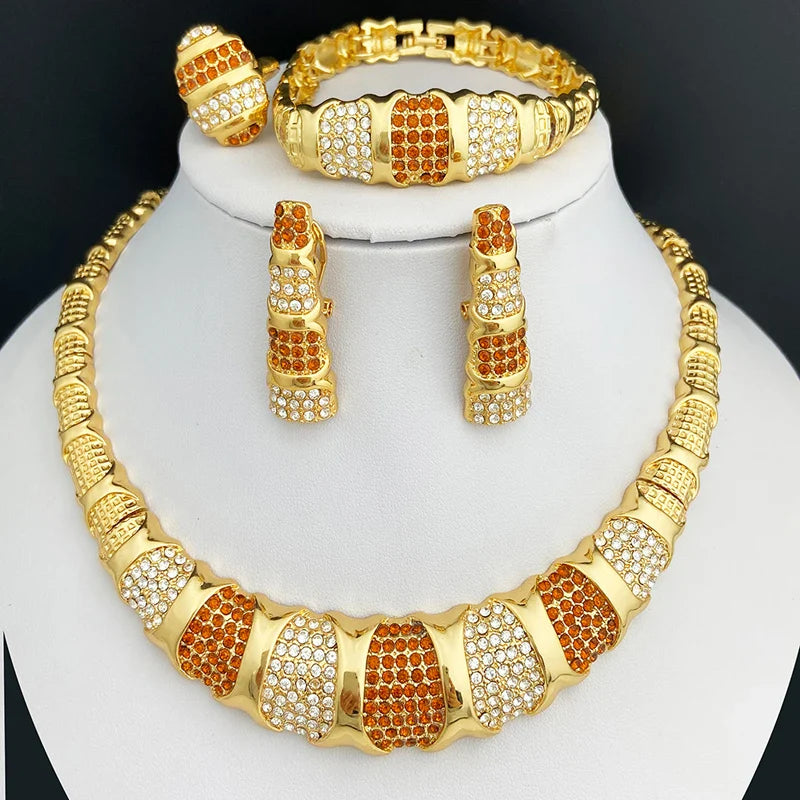 Elegant Necklace Earring Bracelet