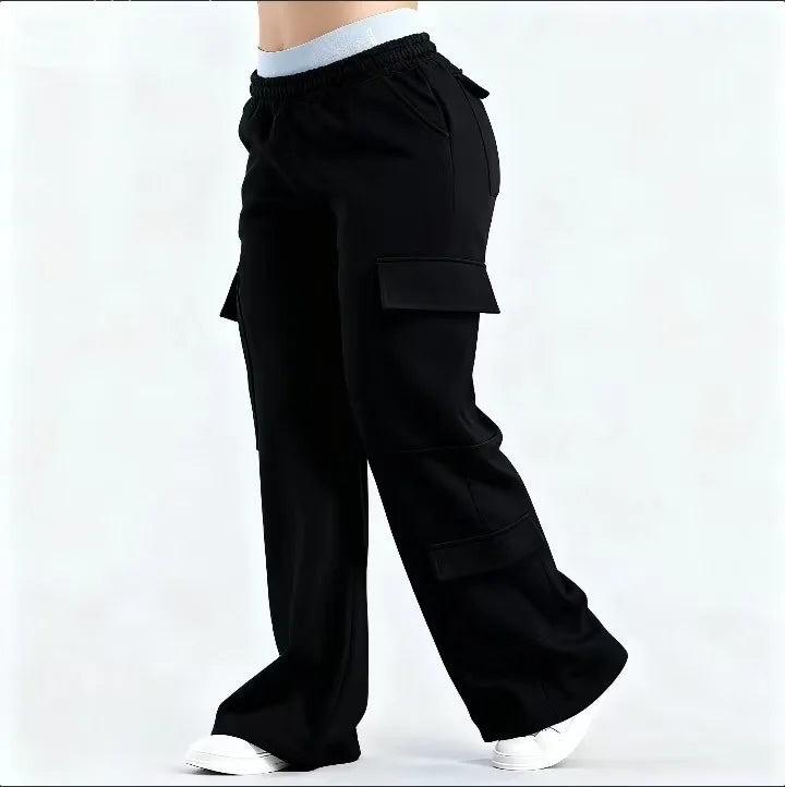 Cakulo Wide-Leg Cargo Pants