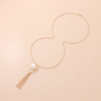 Vintage Pearl Tassel Necklace