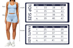 Nylon Solid True-To-Size Fit Two-Piece Yoga Set