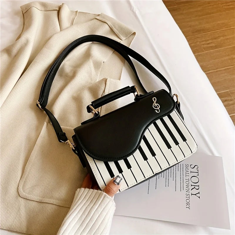 Piano Shape Shoulder Bag