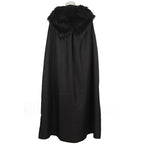 Black Leather Cloak Costume Set