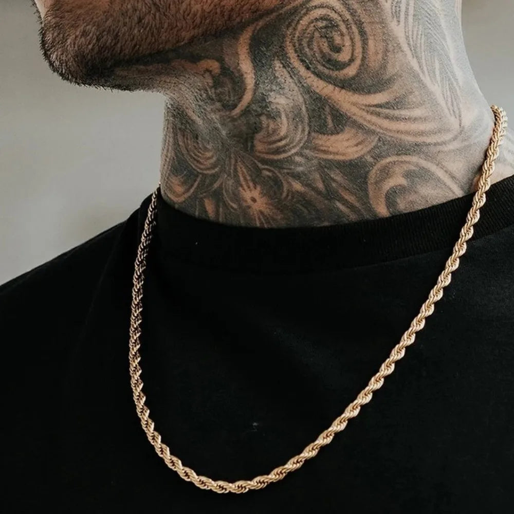 GUOLE Twist Chain Necklace