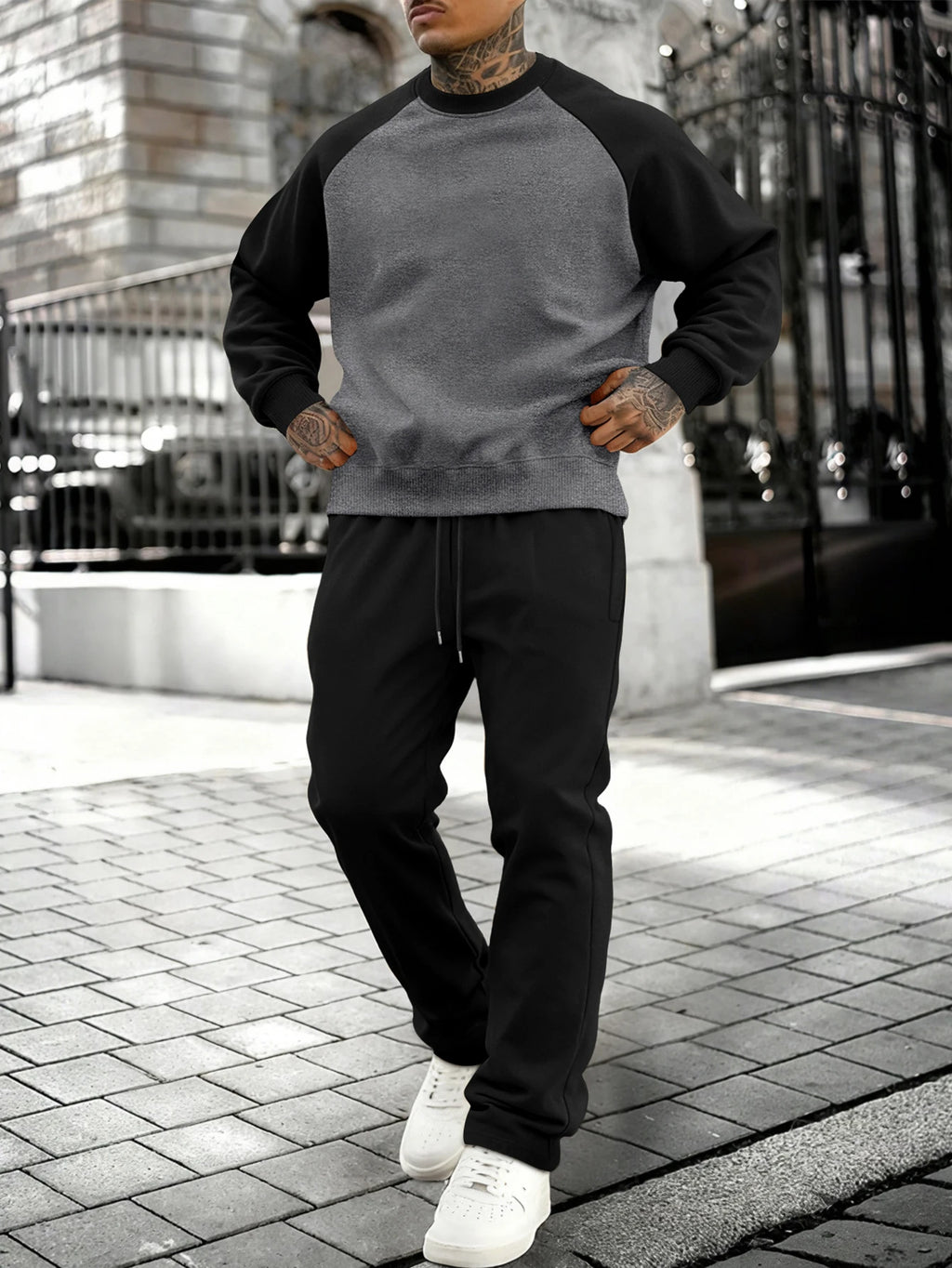 Fleece Relaxed Sportswear Casual Suit