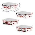 Pumpkin Ghost Paper Snack Bowls