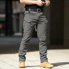 Waterproof Elastic Multi-Pocket Cargo Pants