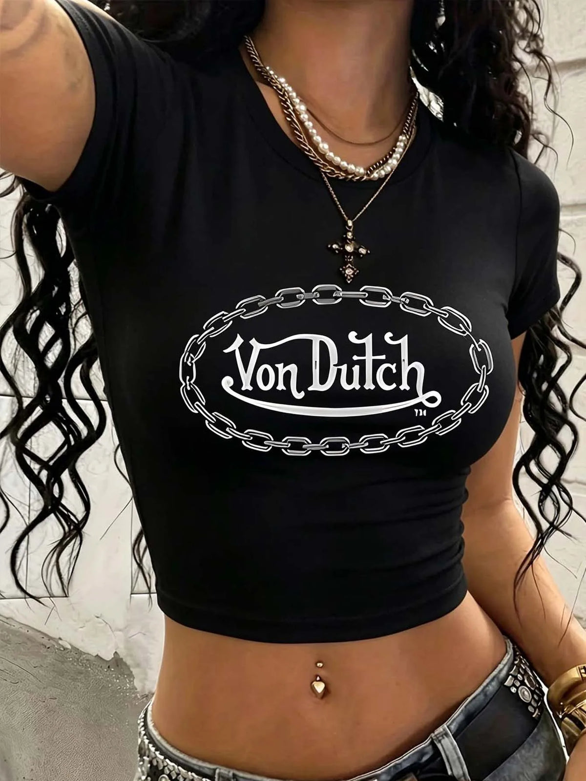 Slim-Fit Printed Short Sleeve Tee