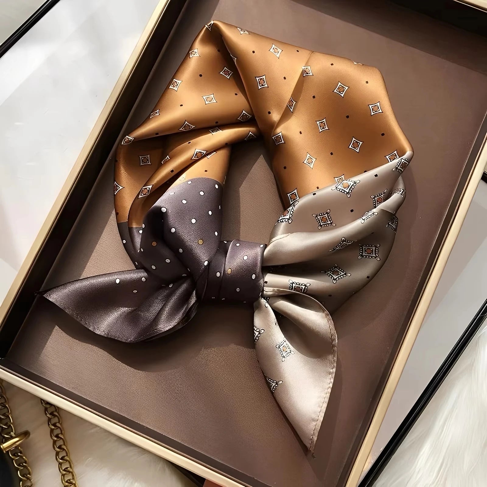 Polka Dot Square Neckerchief