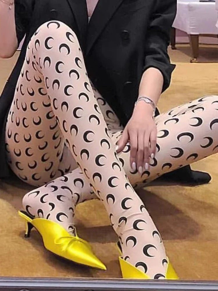 Thin Seamless Printed Leggings