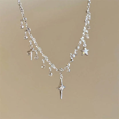 Crystal Cross Pendant Necklace
