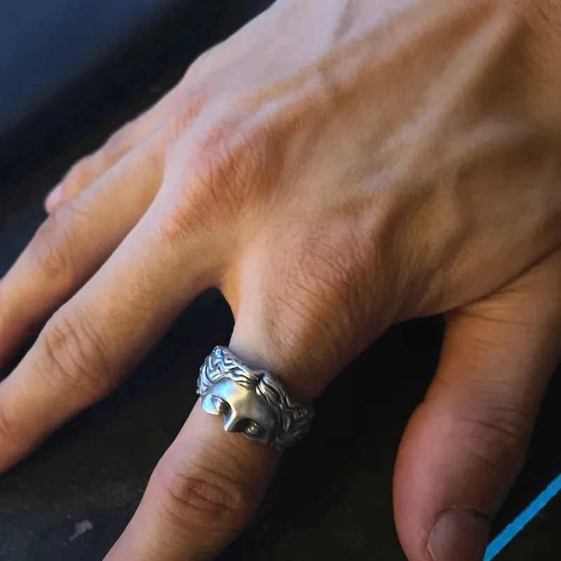 Venus Mask Adjustable Ring