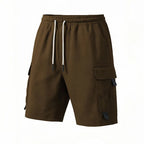 Flap Cargo Drawstring Shorts
