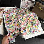 Print Square Sunscreen Scarf