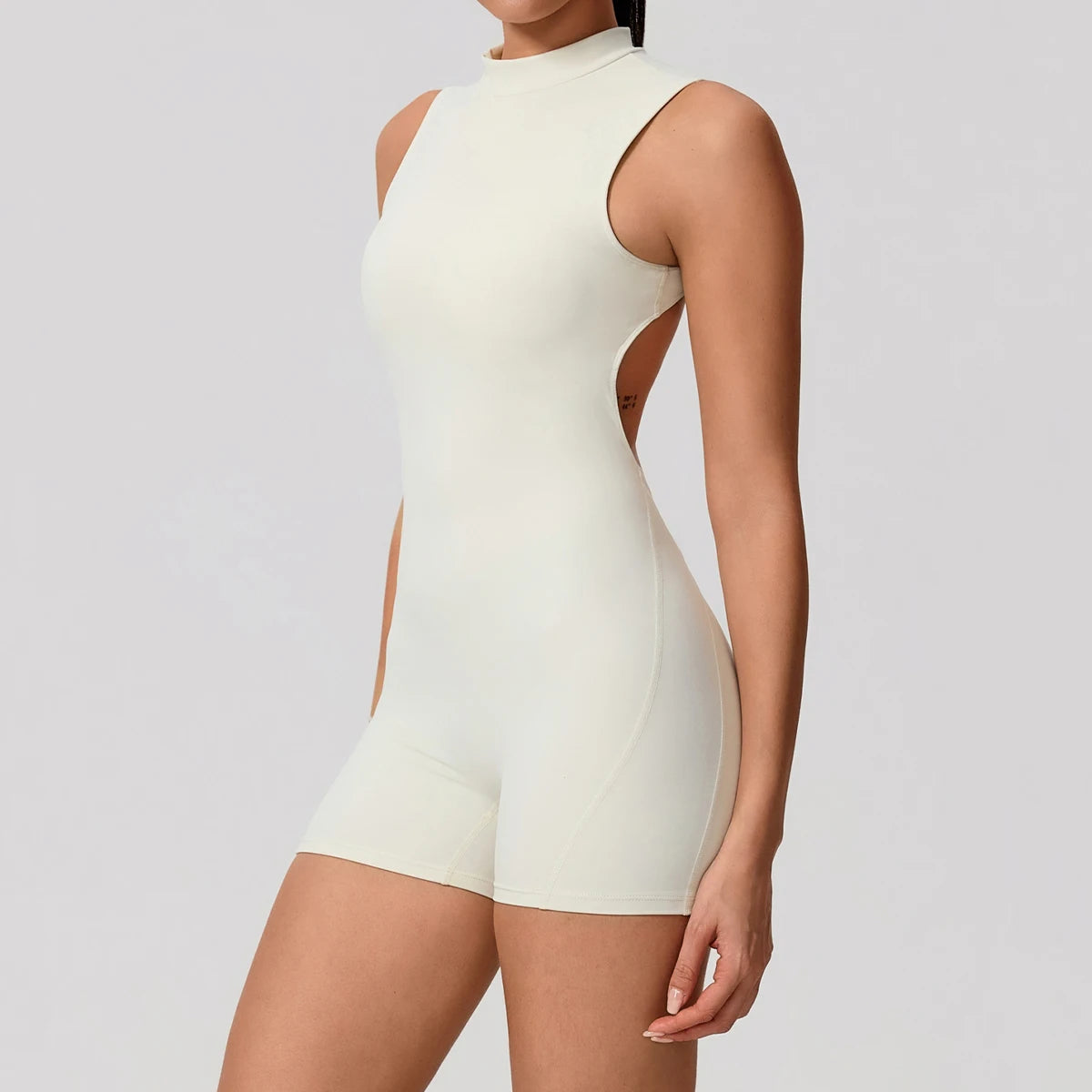 High Waist Scrunch Sports Jumpsuit