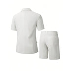 KIDWHXR British Slim Summer Suit Set