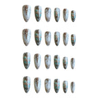 set Medium long fake nails