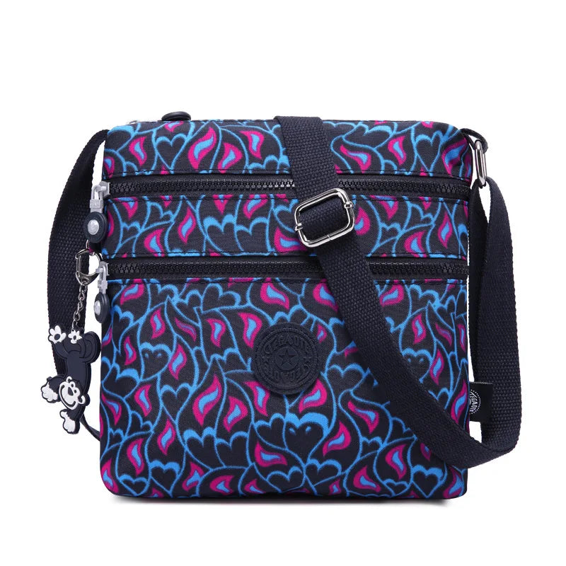 Nylon Shoulder Crossbody Bag