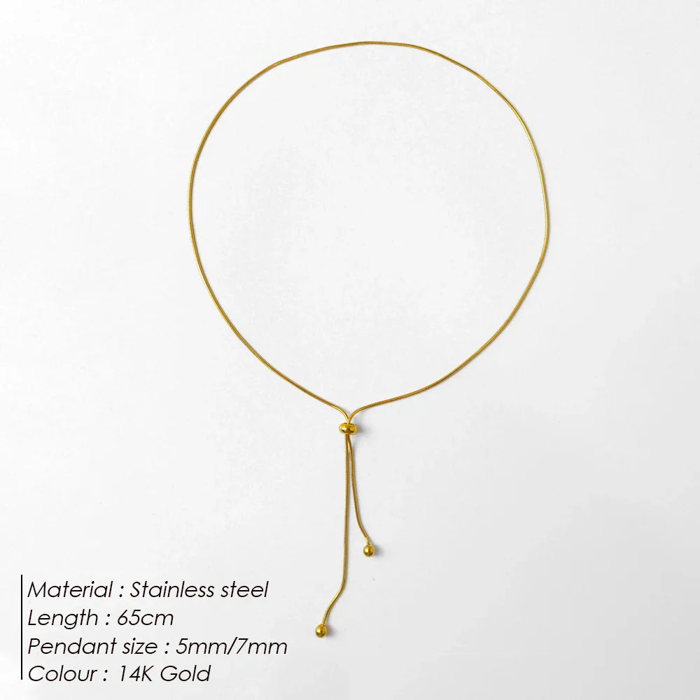 Personalized Y Pendant Necklace