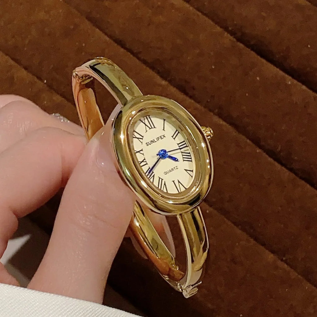 Oval Roman Watch