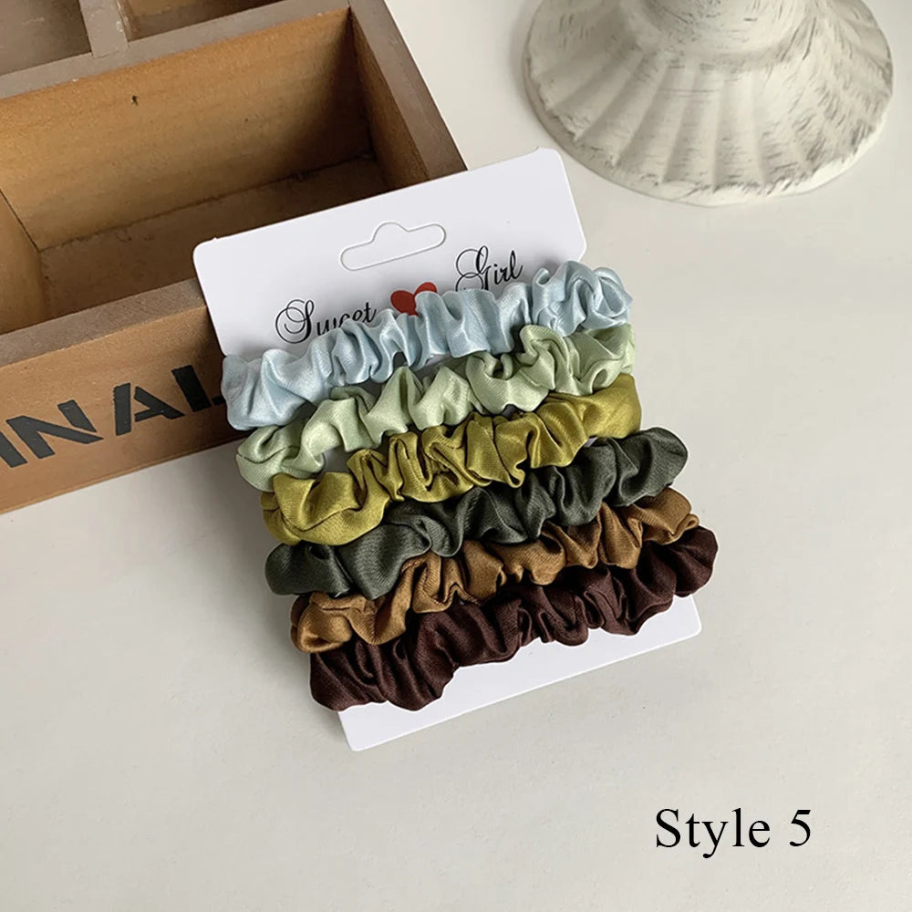 Satin Scrunchie Set