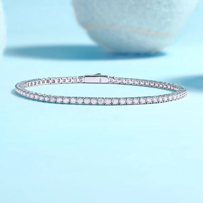 Elegant Moissanite Tennis Bracelet