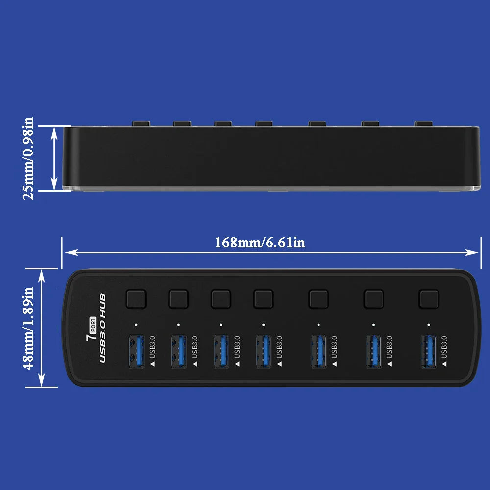 7-Port USB Hub