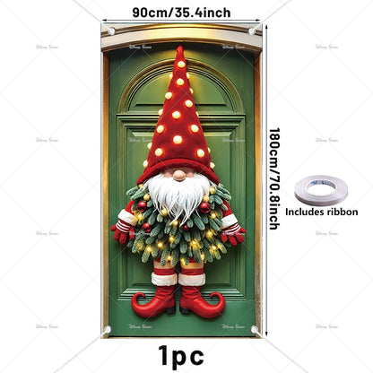 Festive Gnome Door Banner