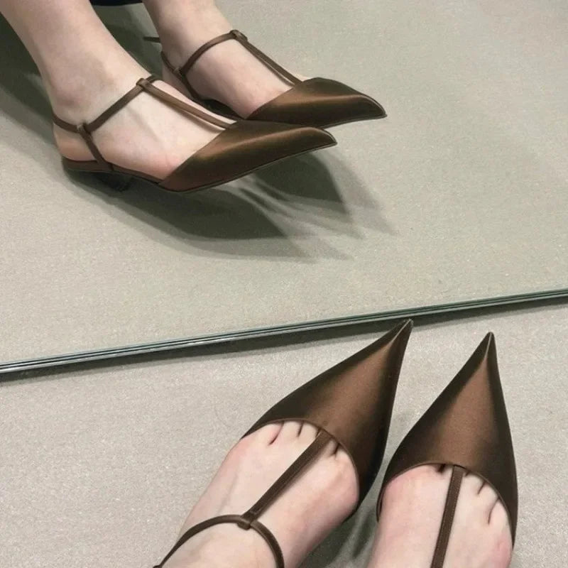 Elegant Pointed Heel Pumps