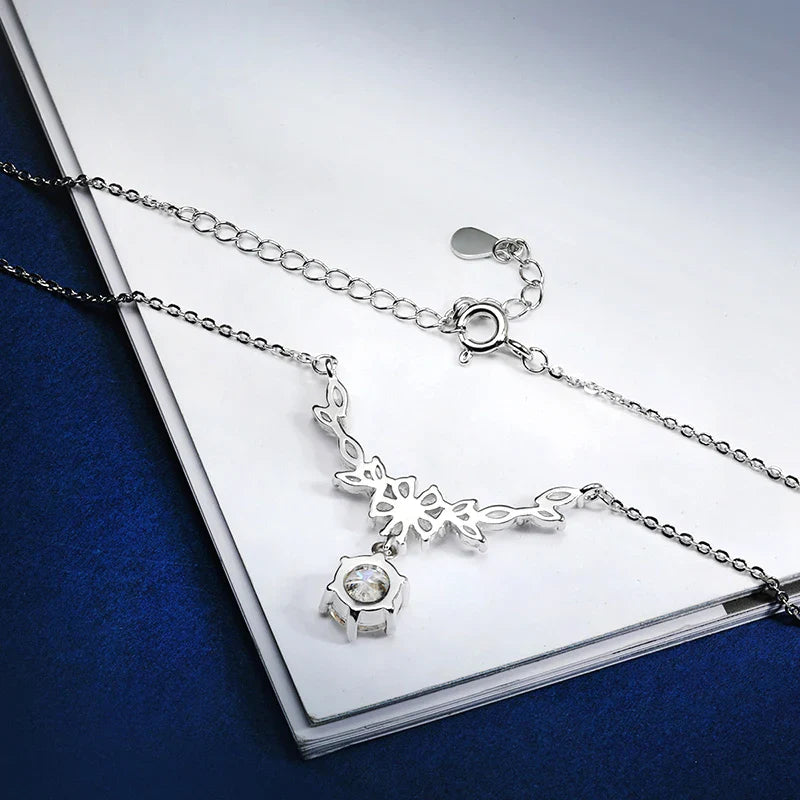Halaile D Color Moissanite Necklace