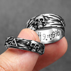 Gothic Skull Eagle Ring