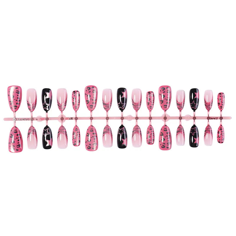 Y2K Pink Zebra Leopard Press