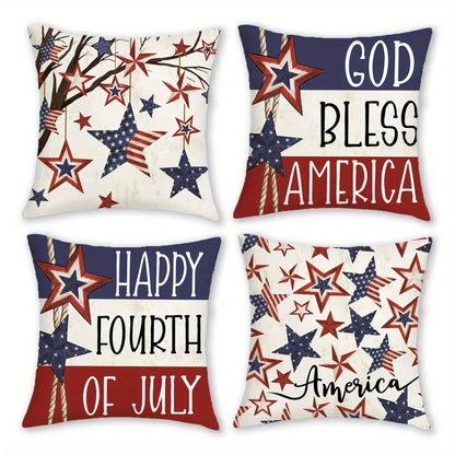 4th of July Pillow Cover