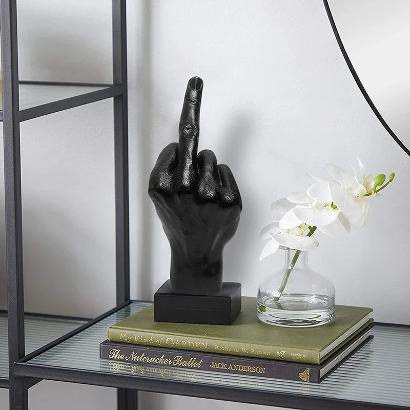 Resin Middle Finger Statue